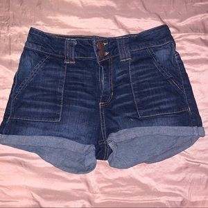 Blue Denim Shorts